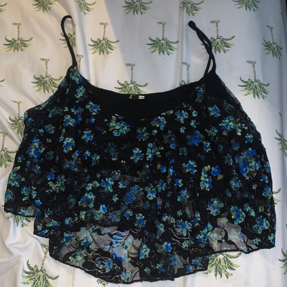Floral crop top
